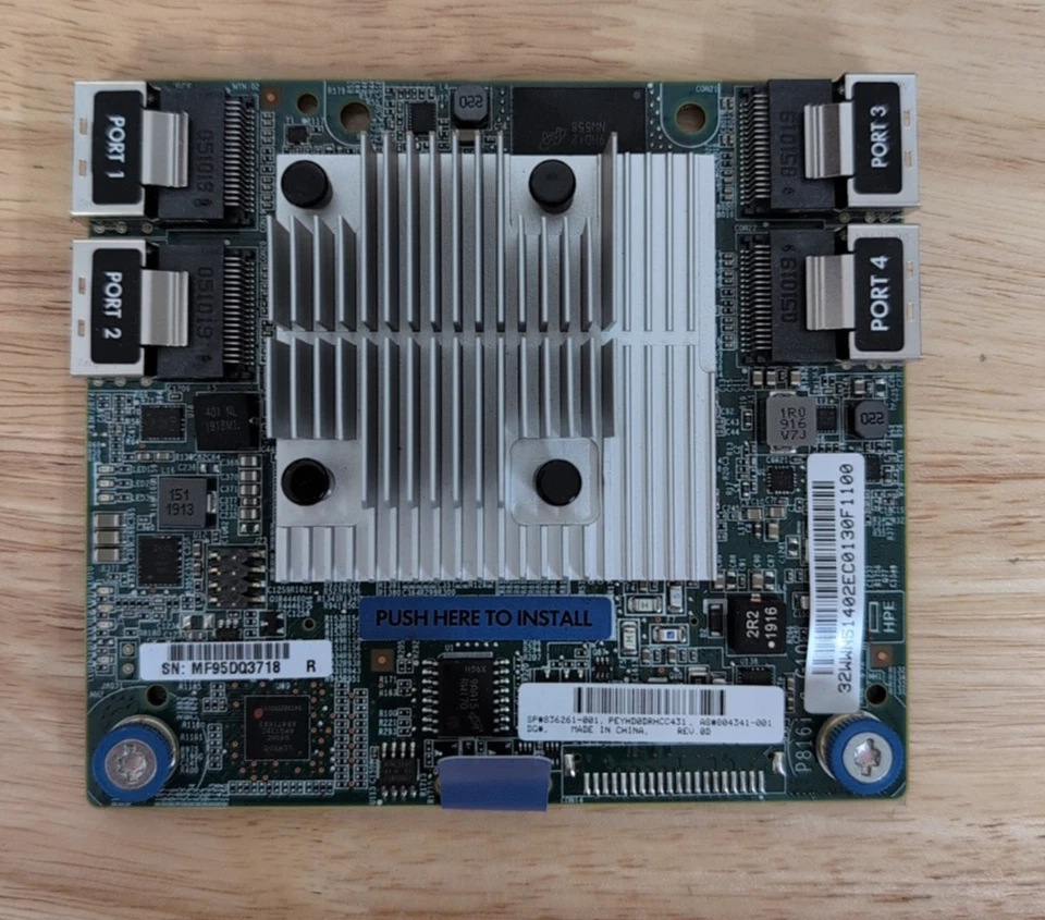 HPE Smart Array P816i-a SR SAS 4GB Cache 12G Gen10 Raid Controller 836261-001 - Image 1 of 3