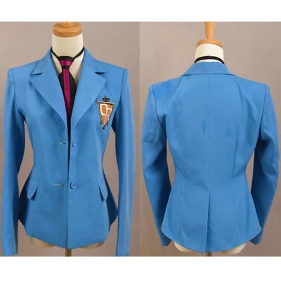 Jaqueta ouran High School Host Club Haruhi Fujioka uniforme fantasia cosplay gravata - Imagem 1 de 4