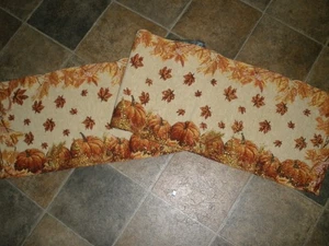 Tapiz Hojas de Otoño y Calabazas Corredor de Mesa 68"x13" (SU29) - Imagen 1 de 4