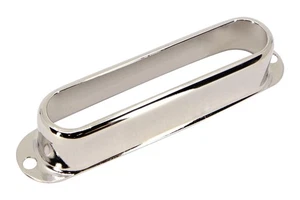 Metal Strat Single Coil "OPEN STYLE" Pickup Cover - Nickel - Picture 1 of 4