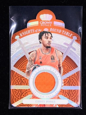 Chris Jones 2023-24 Crown Royale Euroleague Knights of the Round Table Patch - Image 1 of 2