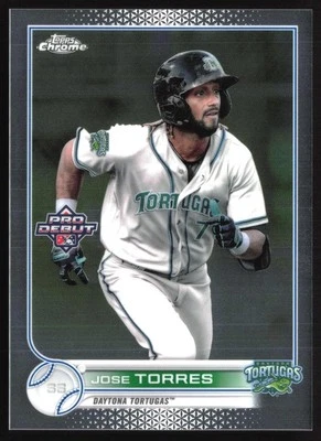 2022 Topps Pro Debut #PDC-108 Jose Torres Chrome - Image 1 of 2