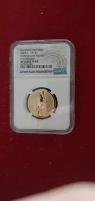 2023-S American Innovation Ohio-Underground Railroad Rev PF69 First Releases FR - Image 1 of 2