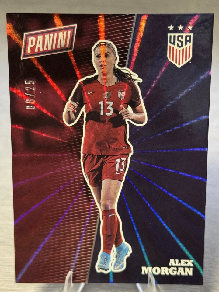 🇺🇸⚽️ALEX MORGAN 2017 Panini The National Team USA Rainbow Wheel SSP /25!⚽️🇺🇸 - Image 1 of 3