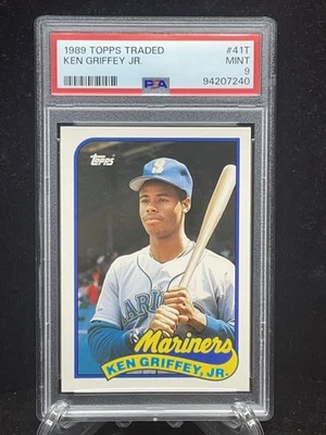 1989 Topps Traded - Ken Griffey Jr #41T (RC) PSA 9 - Image 1 of 2