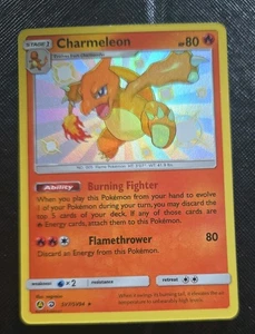 Pokémon TCG Charmeleon Hidden Fates SV7/SV94 Holo Shiny Holo Rare - Bild 1 von 2