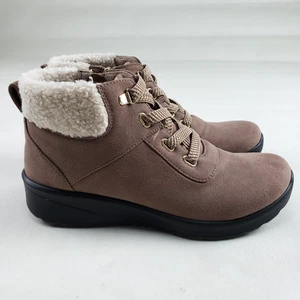 Bzees Generation Damen-Stiefelette 9 hellbraun Seitenreißverschluss kuschelig Kunstfell gefüttert bequem - Bild 1 von 13