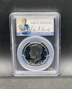 1976 S 50c PCGS PR 69 DCAM Silber PP Bicentennial Kennedy Half Dollar Rate - Bild 1 von 8