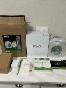 uPunch HN1500C Punch-to-Pay Time Clock Bundle with 100 Cards, Card Rack & 2 Keys - Picture 1 of 11