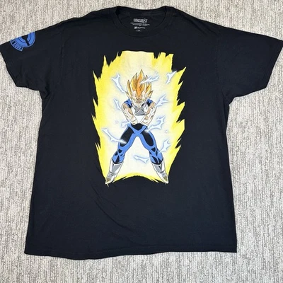 Camiseta Dragon Ball Z Majin Vegeta Buu Saga Grande Gráfica Cápsula Corp Saiyan XXL Foto 1 de 4