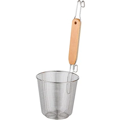  Pasta Basket for Boiling Soup Strainer Mesh Stainless Steel Food - Image 1 of 4