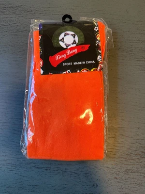 NWT orange XIONG BANG sports socks - Image 1 of 2