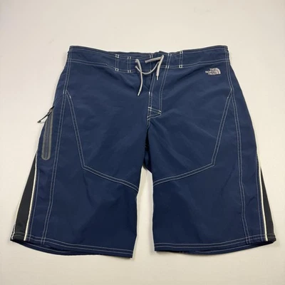 Bermuda de natação The North Face masculina média longa azul prancha ápice secagem rápida - Imagem 1 de 4