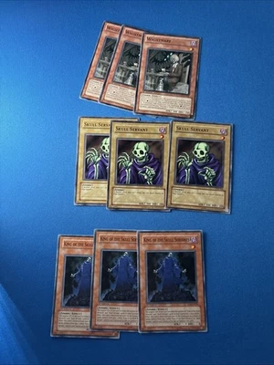 YUGIOH 3X KING OF THE SKULL SERVANTS TLM-EN032 COMMON 1st Ed + Wightmare - Image 1 of 4