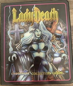 LADY DEATH 1994 CHROMIUM CARDS MASTER SET W BINDER INSERTS BASE PROMOS 321 CARDS - Picture 1 of 11