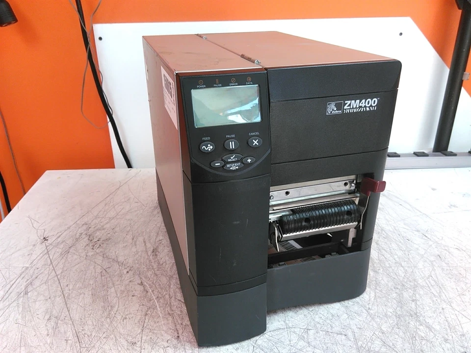 Zebra ZM400 ZM42Z-2001-4100D Thermal Label Printer No Labels  - Image 1 of 4