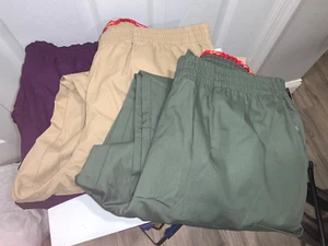 3 Pairs NEW PURPLE GREEN TAN Dickies Modern Classic Scrub Pants Size XL, Unisex - Foto 1 di 18