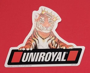 UNIROYAL TIRES DECAL STICKER CROWNED BENGAL TIGER (NEW) - Picture 1 of 2