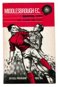 Middlesbrough v Bristol City 1967/68 FA Cup 4th Round - Picture 1 of 1