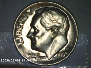 1985 P Roosevelt Dime - Picture 1 of 8