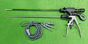 2pc Laparoscopic Clip Applicator/ Bipolar Maryland 5mmx330mm with Cable Reusable - Picture 1 of 12