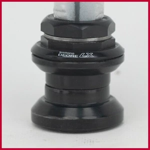 NOS SHIMANO DEORE LX HP-M564 HEADSET 1+1/8 VINTAGE THREADED MOUNTAIN BIKE BLACK - Picture 1 of 10