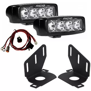RIGID SRQ-Series PRO LED Fog Light Kit EZ Install for 14 15 Chevy Silverado 1500 - Picture 1 of 5