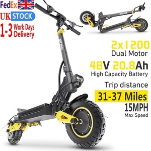 Electric Scooter adult Dual Motor Off Road Urban Commuter Waterproof E-Scooter - Picture 1 of 24