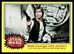 1977 Topps Star Wars #177 Solo Swings Into Action   EX-EXMINT - Picture 1 of 2