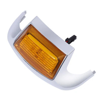 Luz punta guardabarros delantero ABS naranja apta para Harley Davidson FLSTC Heritage Softail Foto 1 de 4