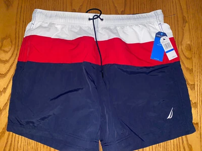 NAUTICA MENS PERFORMANCE SWIM TRUNKS SIZE XL NWT $69 - Image 1 of 2