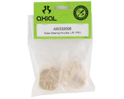 Axial SCX10 Pro Comp Rock Crawler Brass Steering Knuckles (2) (58g) [AXI332008] - Image 1 of 2
