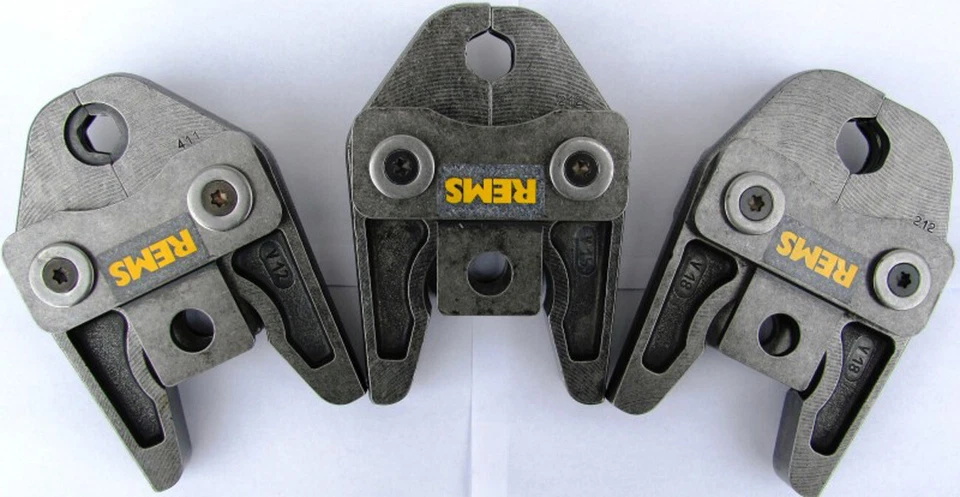 3 Stück REMS Pressbacke V oder M 12 15 18 22 28 35 Z.B Presszange Akku Press ACC - Bild 1 von 1