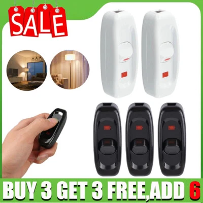 240V 10A Bedside Lamp Switch Inline ON/OFF Button Table Lamp Cord Cable Switches - Image 1 of 4