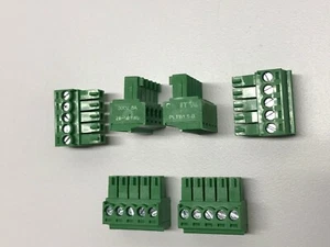 Phoenix Contact Phoenix Connector 5 pin 3.5 mm PCB Terminal Block Set of 6 - Picture 1 of 2