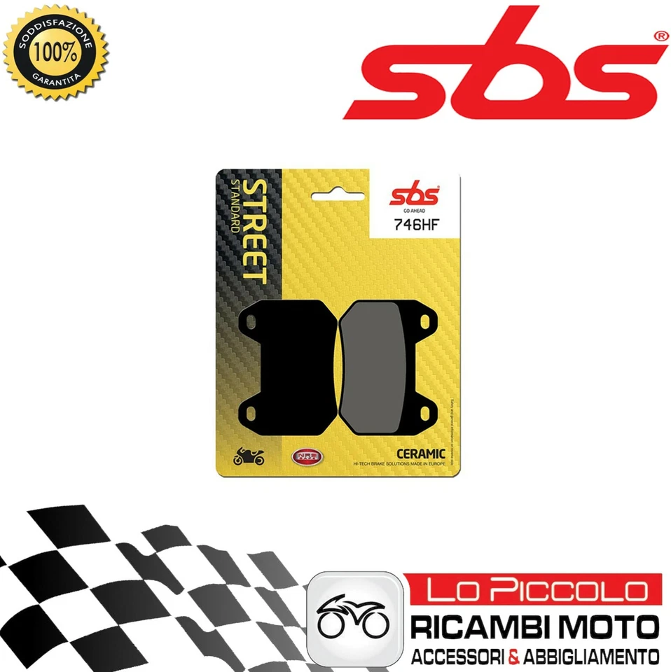 PASTIGLIE FRENO POSTERIORE SBS BMW K 1200 LT 2006 2007 2008 2009 2010 — 第 1/1 张图片