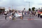 #L2 -Vintage Amateur 35mm Slide Photo-Street Scene- Parade- Girl Scouts - 1976
