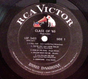 FLOYD CRAMER- CLASS OF '65 RCA VICTOR RECORDS VINYL LP 222-24 - Picture 1 of 5