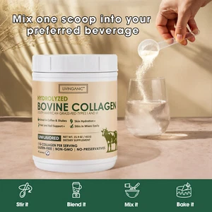 Hydrolyzed Bovine Collagen Powder Type i & iii for Health Hair Skin Nail Joints - Picture 1 of 10