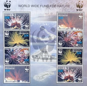 MICRONESIA WWF CORALS STAMPS SHEET 2005 MNH MARINE LIFE WORLD WILDLIFE FUND 1 - Picture 1 of 1