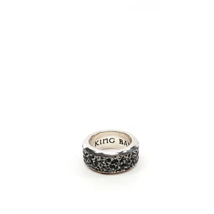 King Baby Studio Pitted Texture Band Ring Fine Silver .925 Size 7 - Picture 1 of 8
