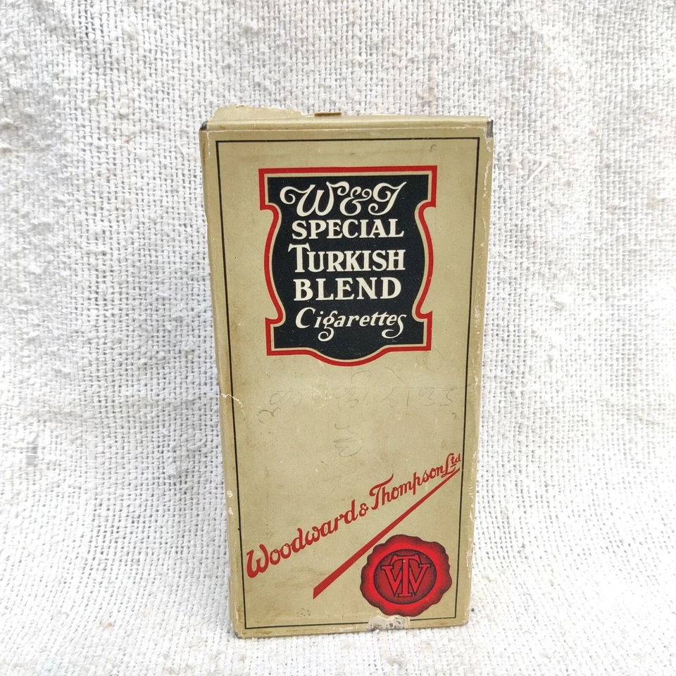 1920sVintage Woodward Thompson W J Special Turkish Blend Cigarette Tin Box CG346 - Image 1 of 4