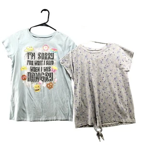 Children's Place BUNDLE Girls XXL (16) Short Sleeve T Shirts Graphic Funny - Picture 1 of 10