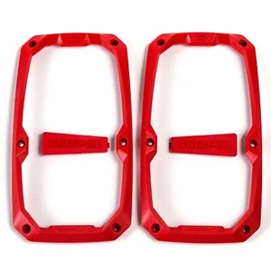 Seizmik Embark ABS Side View Mirrors Bezel Trim Kit | Red - Foto 1 di 5