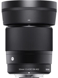 Lente contemporánea Sigma 30 mm f1,4 DC DN ajuste de montaje Sony E (stock en Reino Unido) - Imagen 1 de 8