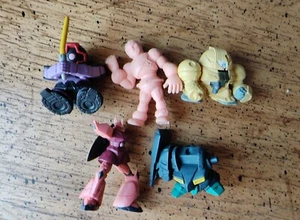 Lot - 5 Anime Figures MUSCLE Kinnikuman, Bandai SD Gundam, 6 MS-145, Mobile Suit - Picture 1 of 16