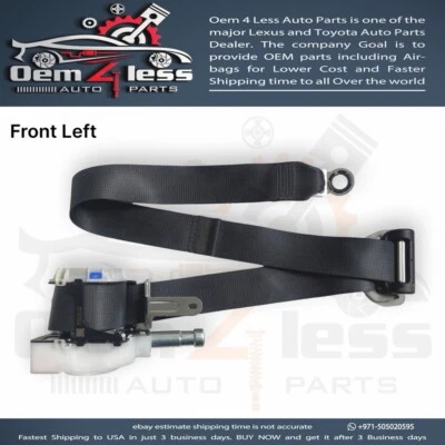 CINTURÓN SEGURIDAD DELANTERO IZQUIERDO TOYOTA TUNDRA OEM 2022, 2023, 2024 Foto 1 de 3