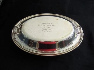 1932 GORHAM Silverplate AWARD Engraved Historical Grand Jury Political - Bild 1 von 3