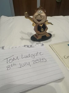 Walt Disney Classic Collection - Cogsworth Figurine - Beauty and The Beast Rare - Picture 1 of 2