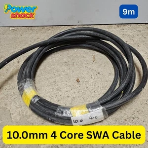 10,0 mm 4 núcleos SWA - 9 metros - cable exterior acero cableado blindado ENTREGADO - Imagen 1 de 7